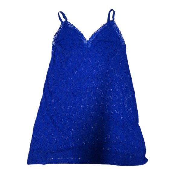 Arabella Amore Women’s XL Blue Lace Slip Dress Nightgown Made in Italy Sexy Chic - Picture 8 of 8